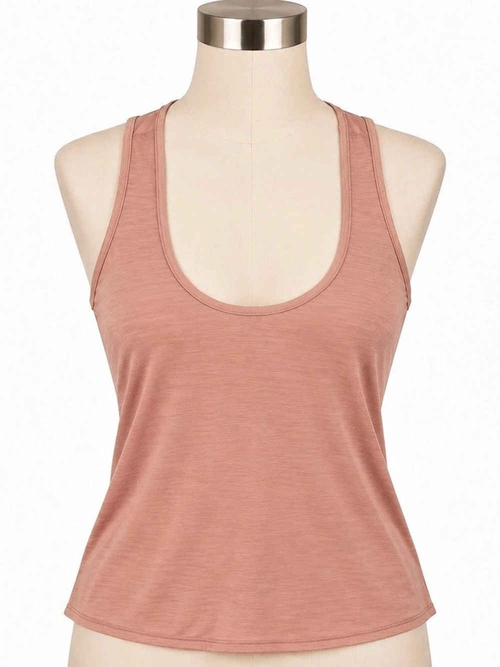 prAna Women’s Medium Dusty Rose Tank Top Criss Cross Open Back Yoga Athletic